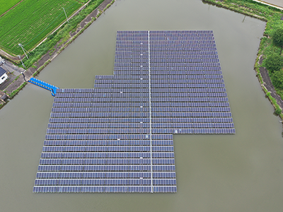 浅間貯水池水上太陽光発電所