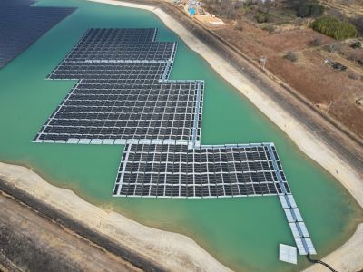 二号池水上太陽光発電所