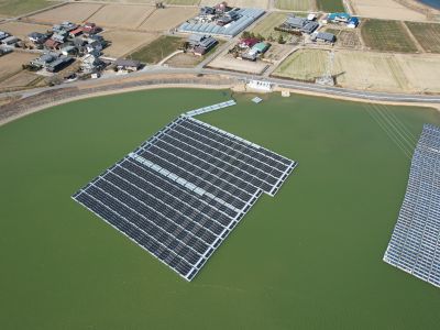 長法池水上太陽光発電所