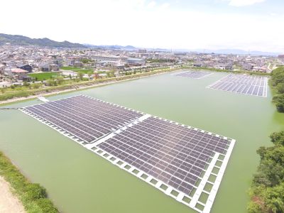 馬木池第一水上太陽光発電所 馬木池第二水上太陽光発電所