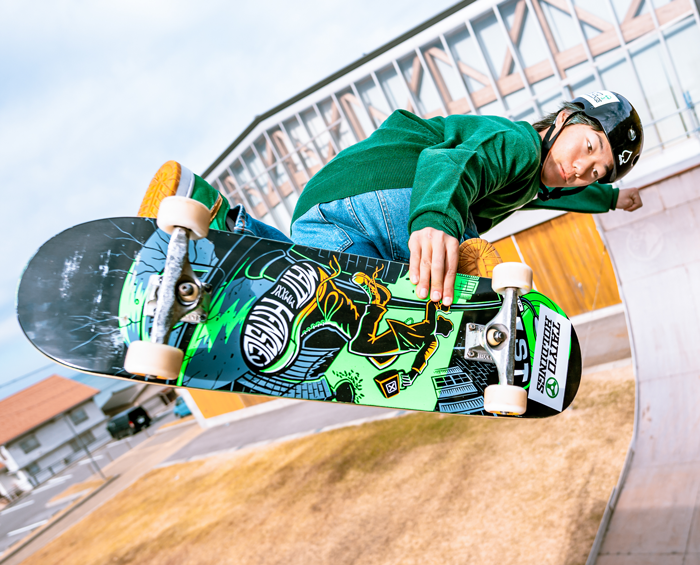 Sponsorship Deal with Yuro Nagahara（Skateboarder）
