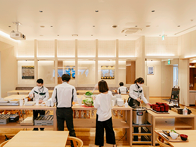 嵐山事業所食堂