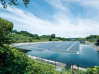 嵐山水上太陽光発電所