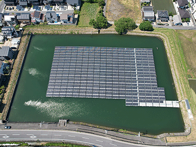 西室池水上太陽光発電所