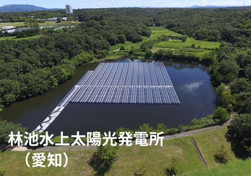 林池水上太陽光発電所（愛知）